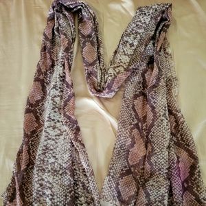 Snake Print Scarf